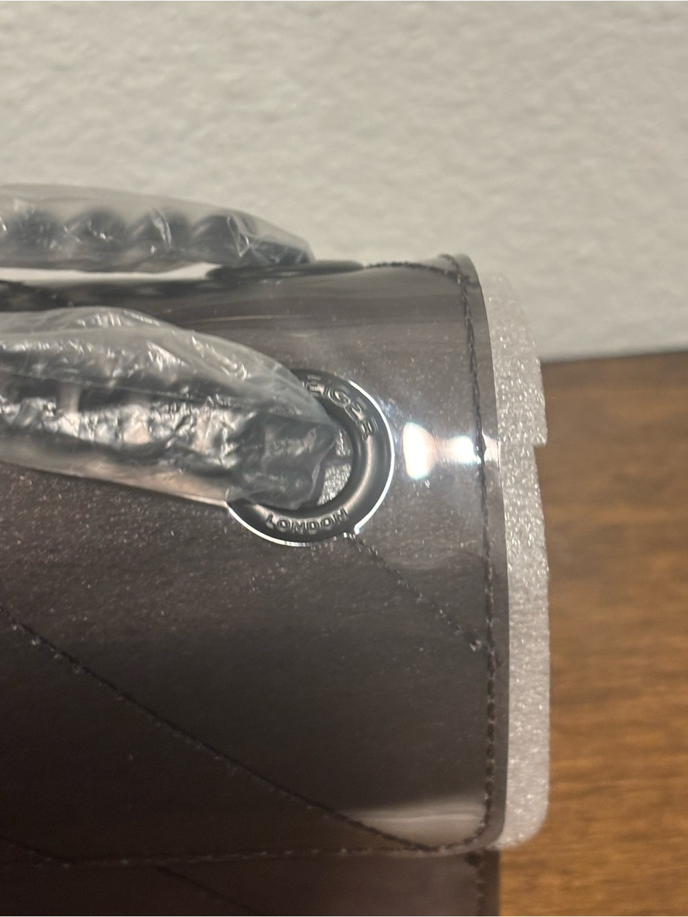 Kurt Geiger Black Jelly/Clear Crossbody with Chain Strap - Picture 7 of 11